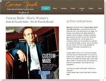 Tablet Screenshot of georgeyaghicustomtailor.net